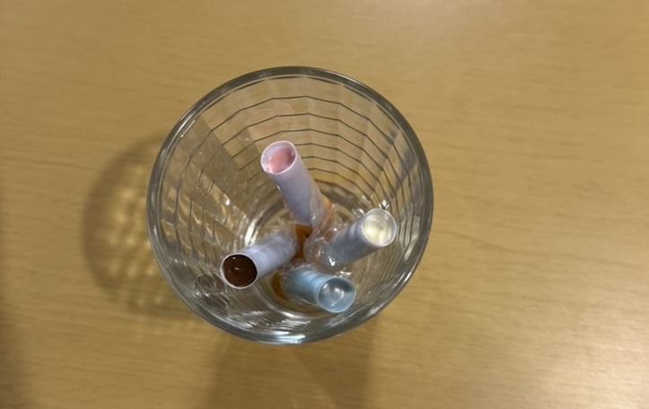 チョコを固めている時の写真