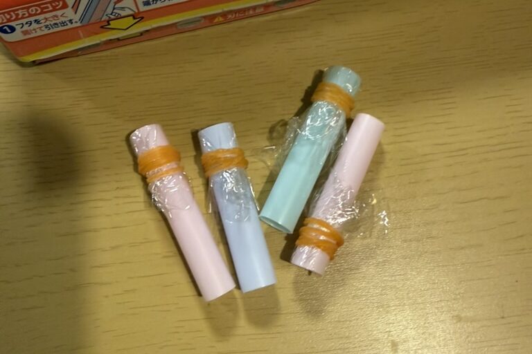 ストローで作成した型